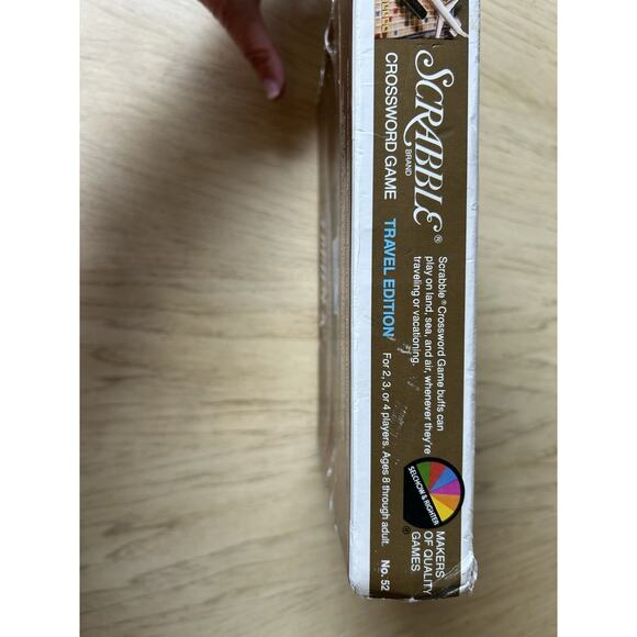 Vintage Scrabble Travel Edition 1977 Plastic Case Crossword Game Family Youth - Picture 12 of 13